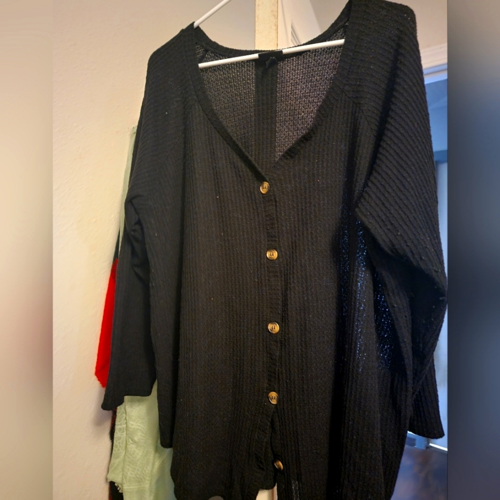 Torrid Waffle knit shirt